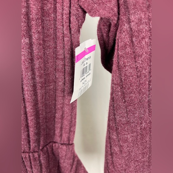 Fraiche Tie Front Long Sleeve Dress Size Medium NWT - Picture 6 of 11